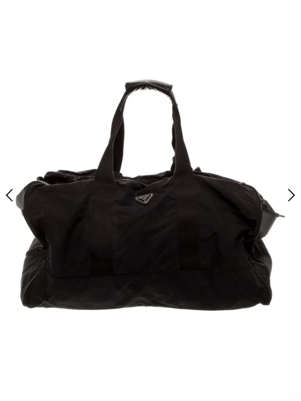 Prada Black Nylon Weekend Duffel Bag (AUTHENTIC)
